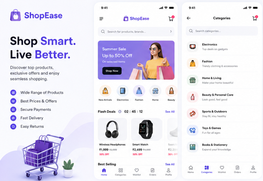 E-commerce Store software interface